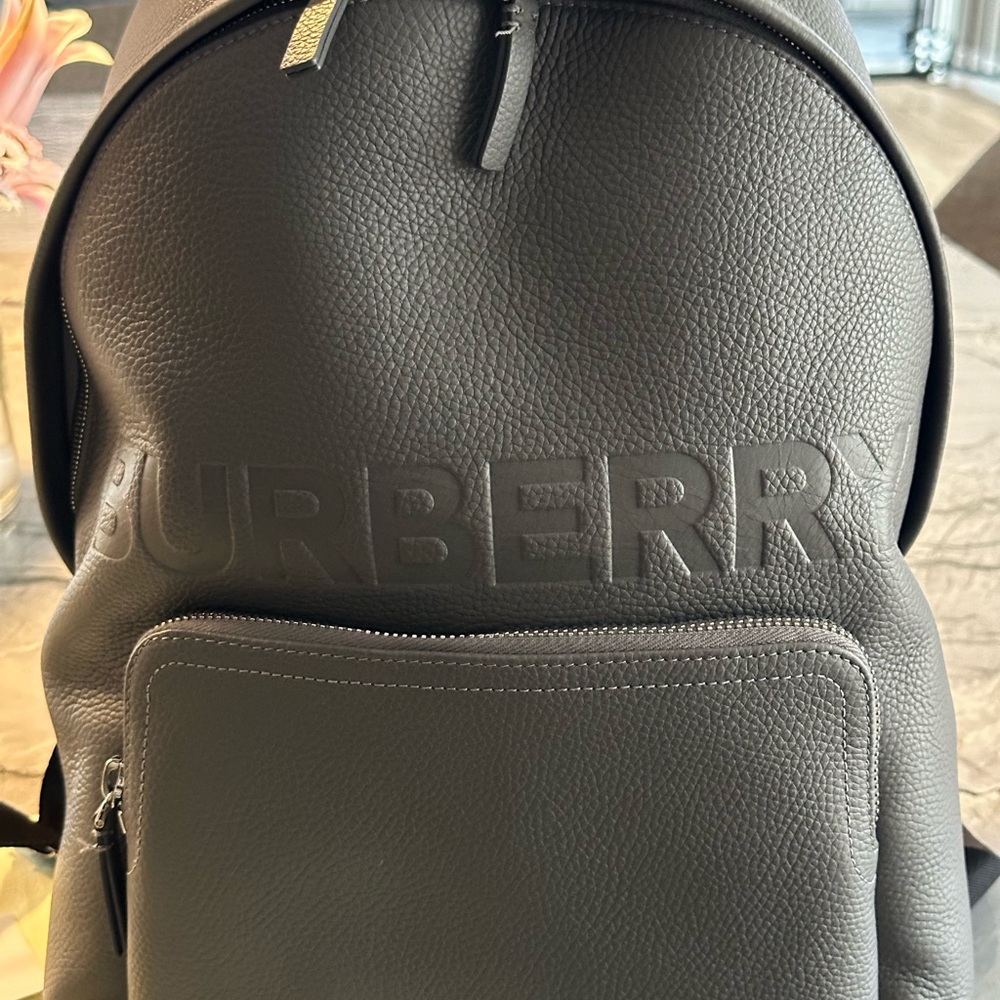 BRAND NEW Authentic Burberry grey backpack! Never been used.